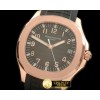 파텍필립 Aquanaut Jumbo Brown V3 Auto RG/RU Grey Miyota 9015 -PP0189