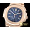 파텍필립 5980 Nautilis Chrono RG/RG Blue BP A7750 -PP0199A