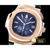 파텍필립 5980 Nautilis Chrono RG/LE Blue BP A7750 -PP0202B