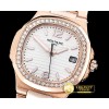 파텍필립 Nautilus 7010 Ladies RG/RG Diams WhiteSwiss Qtz -PP0216A
