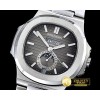 파텍필립 Nautilus GMT MoonPhase SS/SS Grey Asia 23J Calendar -PP0242A