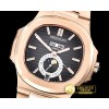 파텍필립 Nautilus GMT MoonPhase RG/RG Grey Asia 23J Calendar -PP0258A