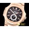 파텍필립 Nautilus GMT MoonPhase RG/RG Brown Asia 23J Calendar -PP0258B