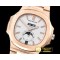 파텍필립 Nautilus GMT MoonPhase RG/RG White Asia 23J Calendar -PP0258C