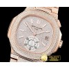 파텍필립 Nautilus 5980 Full Diams RG/RG Diam Asia 7750 Mod -PP0274A
