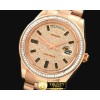 롤렉스 RG Pres SQDiam Bez Diam/Ruby Dial Swiss Eta 28 -R2DD0188A