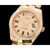 롤렉스 RG Pres Diam Bez Diam/Ruby Dial Swiss Eta 28 -R2DD0188C