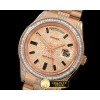 롤렉스 RG Pres/Diam SQDiam Bez Diam/Ruby Dial Swiss Eta -R2DD0189