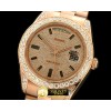 롤렉스 RG Pres Diam Bez Diam/Ruby Dial Swiss Eta 2836 -R2DD0190B