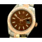 롤렉스 SS/YG Oyster Fluted Burgundy Sticks Asian Eta 28362 -R2DJ0179B