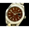 롤렉스 SS Oyster Fluted Brown Sticks Asian Eta 28362 -R2DJ0181B