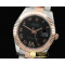 롤렉스 SS/RG Oyster Fluted Black Roman Asian Eta 28362 -R2DJ0186B