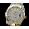 롤렉스 SS/YG Oyster Fluted White Sticks Asian Eta 28362 -R2DJ0187C