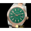 롤렉스 SS/RG Oyster Fluted Green Sticks Asian Eta 28362 -R2DJ0188I