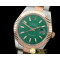 롤렉스 SS/RG Oyster Fluted Green Sticks Asian Eta 28362 -R2DJ0188I