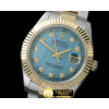 롤렉스 SS/YG Oyster Fluted MBlue Diam Asian Eta 28362 -R2DJ0191K