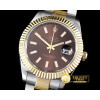 롤렉스 SS/YG Oyster Brown Stk Asian 2813 -R2DJ0195B