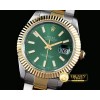 롤렉스 SS/YG Oyster Green Stk Asian 2813 -R2DJ0195E