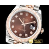 롤렉스 DJ2 41mm 18K Wrapped RG/SS Brown Diam Noob A3235 Mod -R2DJ0200B