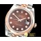 롤렉스 DJ2 41mm 18K Wrapped RG/SS Brown Diam Noob A3235 Mod -R2DJ0200E