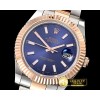 롤렉스 DJ2 41mm Oyst Flt RG/SS Blue Stk BP A3136 Mod -R2DJ0205C