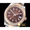 롤렉스 DJ2 41mm Oyst Flt RG/SS Brown Stk BP A3136 Mod -R2DJ0205H