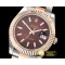 롤렉스 DJ2 41mm Oyst Flt RG/SS Brown Stk BP A3136 Mod -R2DJ0205H