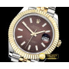 롤렉스 DJ2 41mm Jub Flt YG/SS Brown Stk BP A3235 Mod -R2DJ0210A