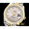 롤렉스 DJ2 41mm Jub Flt YG/SS Light Grey Diams BP A3235 Mod -R2DJ0214B
