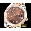 롤렉스 DJ2 41mm Jub Smt Wrap RG/SS Brown Diam BP Swiss 2836 -R2DJ0225A