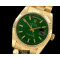 롤렉스 DayDate Fluted Green YG/YG Asian Clone 2836/3186 -RDD0175B