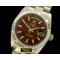 롤렉스 DayDate Fluted Brown SS/SS Asian 2813 28800 -RDD0178C