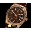 롤렉스 DayDate Fluted Brown RG/LE Asian 2836 -RDD0182B