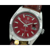 롤렉스 DayDate Fluted Burgundy SS/LE Asian Eta 2836 -RDD0183