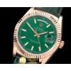 롤렉스 DayDate Fluted Green RG/LE Asian 2813 -RDD0192A