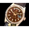 롤렉스 DayDate Fluted Brown RG/LE Asian 2813 -RDD0192B