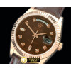 롤렉스 DayDate Fluted Brown Diam RG/LE Asian 2813 -RDD0192C