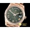 롤렉스 DayDate 228206 RG/RG Green Roman BP Swiss 2836 -RDD0195A