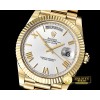 롤렉스 DayDate 228206 YG/YG White Roman BP Swiss 2836 -RDD0196A
