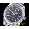 롤렉스 DayDate 40mm SS/SS Black Tux Fluted Noob A3255 Mod -RDD0202B