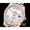 롤렉스 DayDate 40mm Flt RG/RG Silv Wht Roman Noob A3255 Mod -RDD0208A