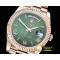 롤렉스 DayDate 40mm Flt RG/RG Green Roman Noob A3255 Mod -RDD0208C