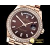 롤렉스 DayDate 40mm Diam RG/RG Brown Baug. Diam BP A2836 -RDD0210C
