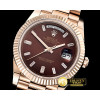 롤렉스 DayDate 40mm Flt RG/RG Brown Baug. Diam BP A2836 -RDD0210D