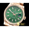 롤렉스 DayDate 36mm Flt RG/RG Green Thick Stk BP Swiss 2836 -RDD0213G