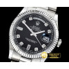 롤렉스 DayDate 36mm Flt SS/SS Black Diam BP Swiss 2836 -RDD0215A