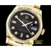 롤렉스 DayDate 36mm Flt YG/YG Black Diam BP Swiss 2836 -RDD0217B