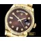 롤렉스 DayDate 36mm Flt YG/YG Brown Diam BP Swiss 2836 -RDD0217C
