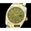 롤렉스 SS/YG TT Khaki Asian 2813Real Diamonds -RDJ0206A