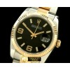 롤렉스 SS/YG TT Black Asian Eta 2836/3135Real Diamond -RDJ0208B